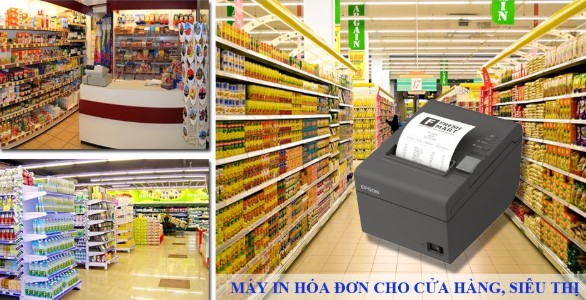 Máy in hoá đơn cho siêu thị 