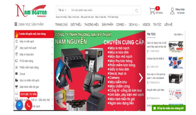 Nam Nguyen Technology là một địa điểm cực uy tín chuyên cung cấp máy in Apos