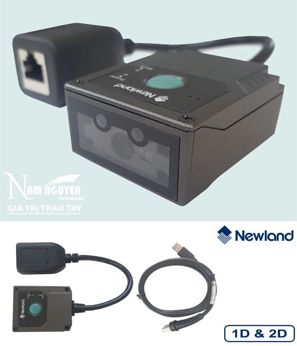 Máy quét mã vạch cố định 2D NEWLAND NLS-FM430 thường được sử dụng trong công nghiệp