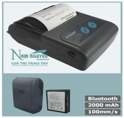 nên sử dụng máy in mã vạch bluetooth