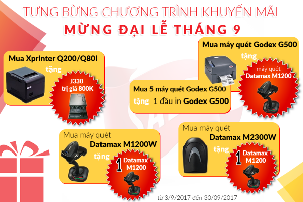 Tưng bừng chương trình khuyến mãi mừng đại lễ tháng 9 Tưng bừng chương trình khuyến mãi mừng đại lễ tháng 9