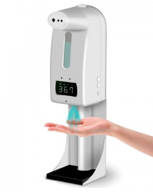 Máy đo thân nhiệt và xịt khuẩn/sát khuẩn K10 Pro